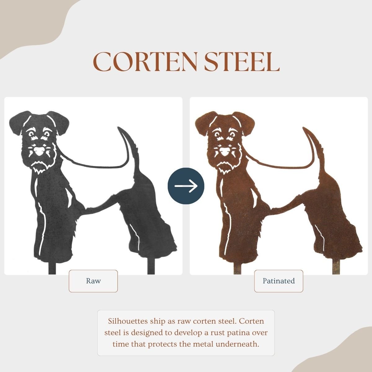 Welsh Terrier Metal Art – Handcrafted Dog Décor - My Metal Rescue - Shopify Collective - Northern Forge, LLC