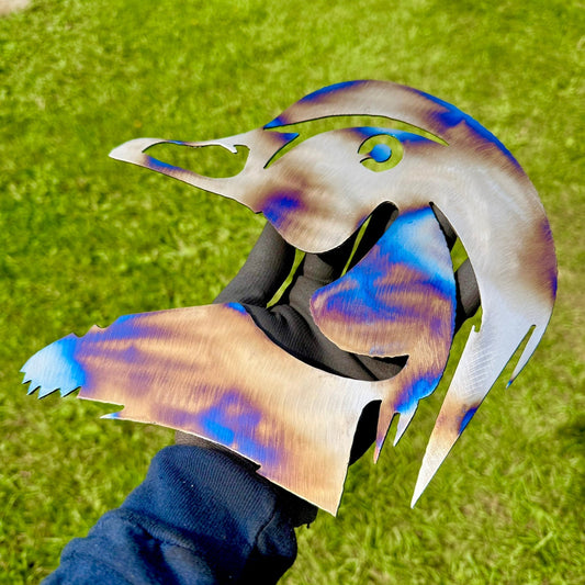 Wood Duck Head | Wall Art - duck decals - duck hunting sign - Northern Forge, LLC