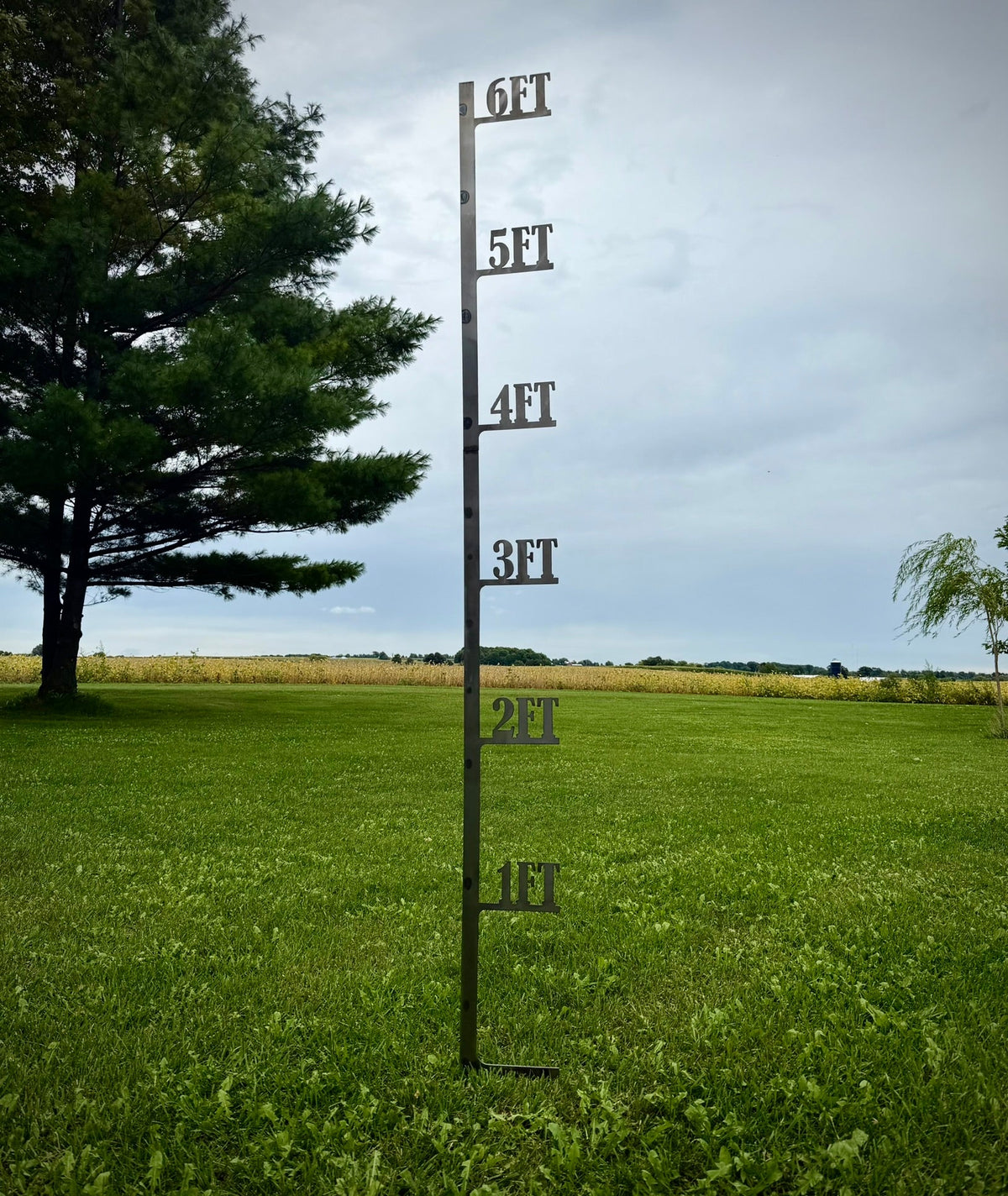 XL 6-Foot Steel Snow Gauge - 36-inch Snow Gauge - 4 foot snow gauge - Northern Forge, LLC