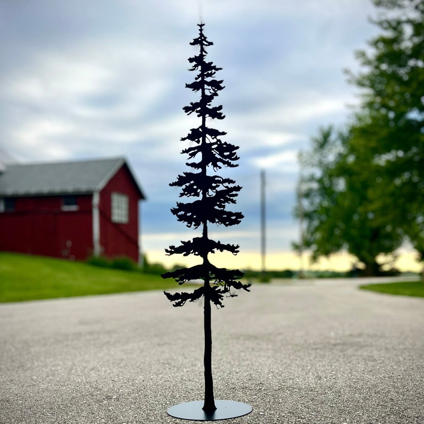 XL Steel Fir Tree - Free - standing - home - home decor - Northern Forge, LLC