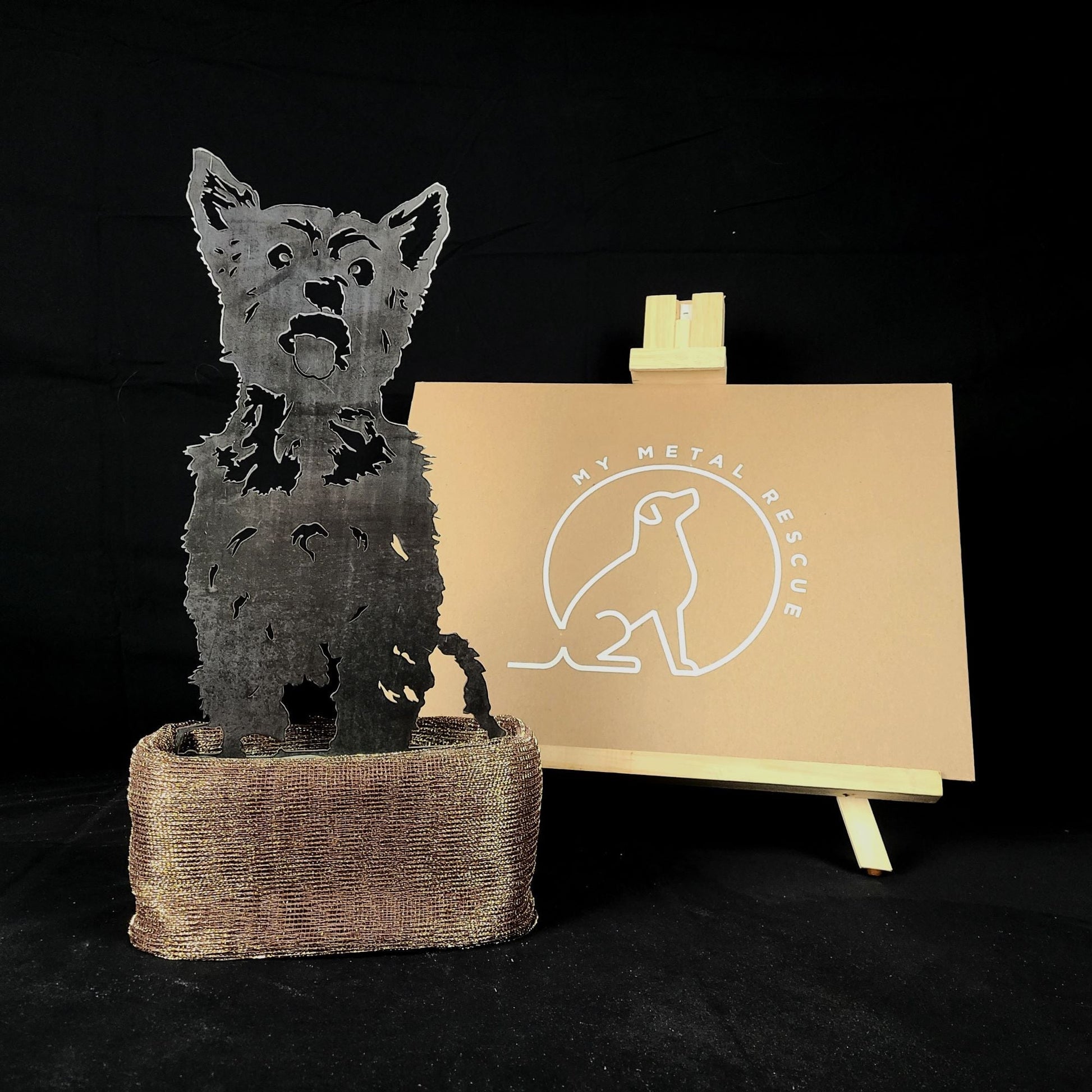 Yorkshire Terrier Metal Art – Handcrafted Dog Décor - My Metal Rescue - Shopify Collective - Northern Forge, LLC