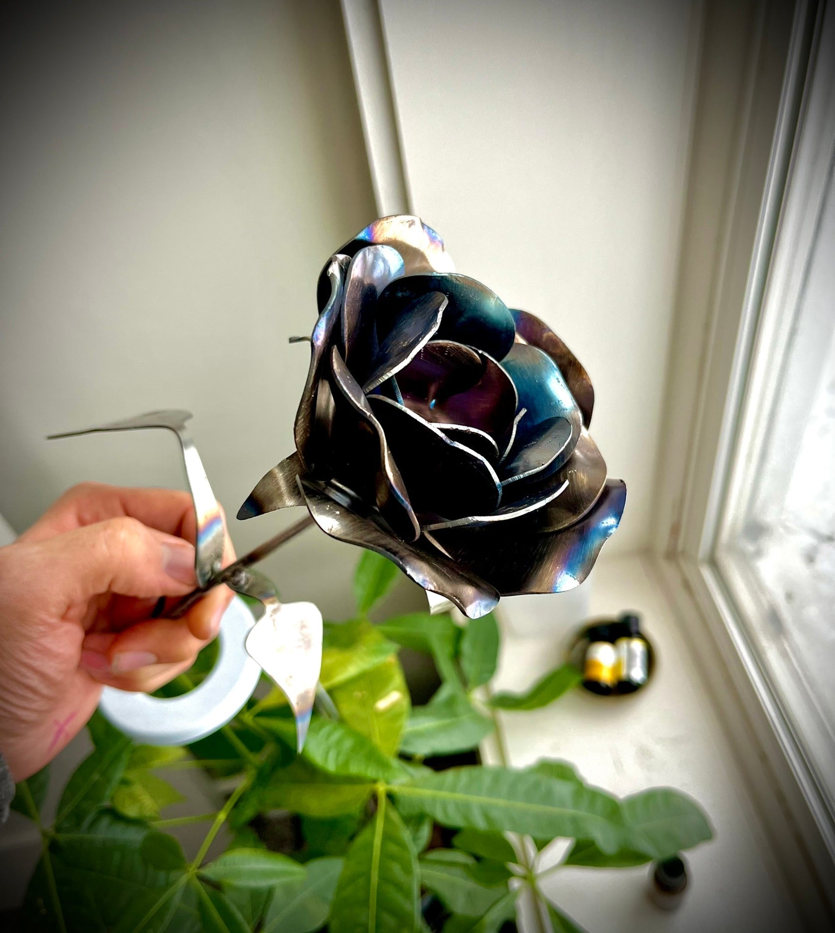Forging Simple Rose Hand Forged Forever Rose – Northern Forge, LLC