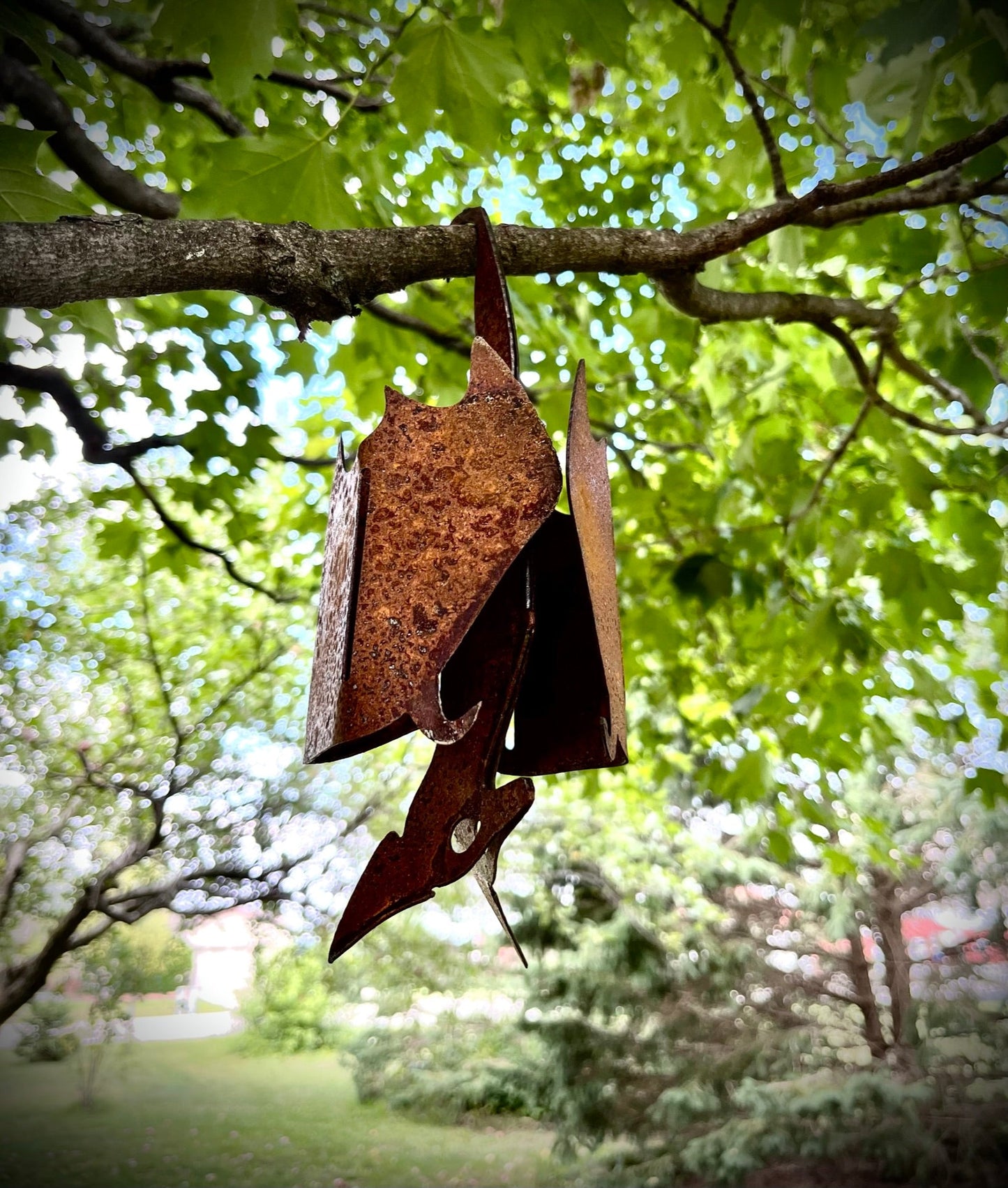 Hanging Bat | 2 Finishes | 12 in. - halloween bat - halloween decor - Northern Forge, LLC