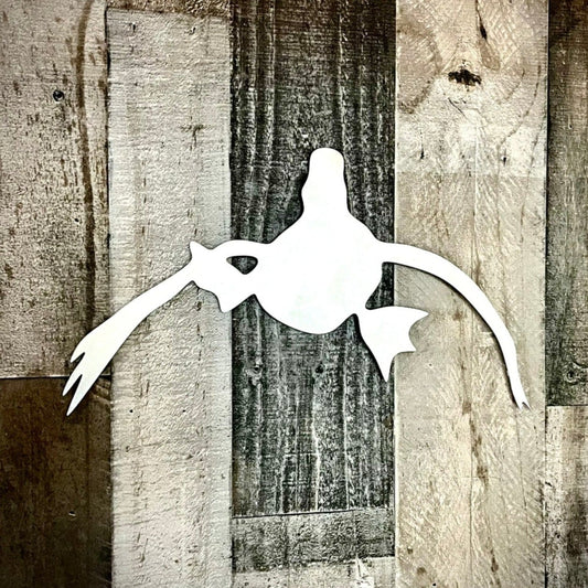 Metal Landing Duck w/ Feet Out - duck decals - hunt - Northern Forge, LLC