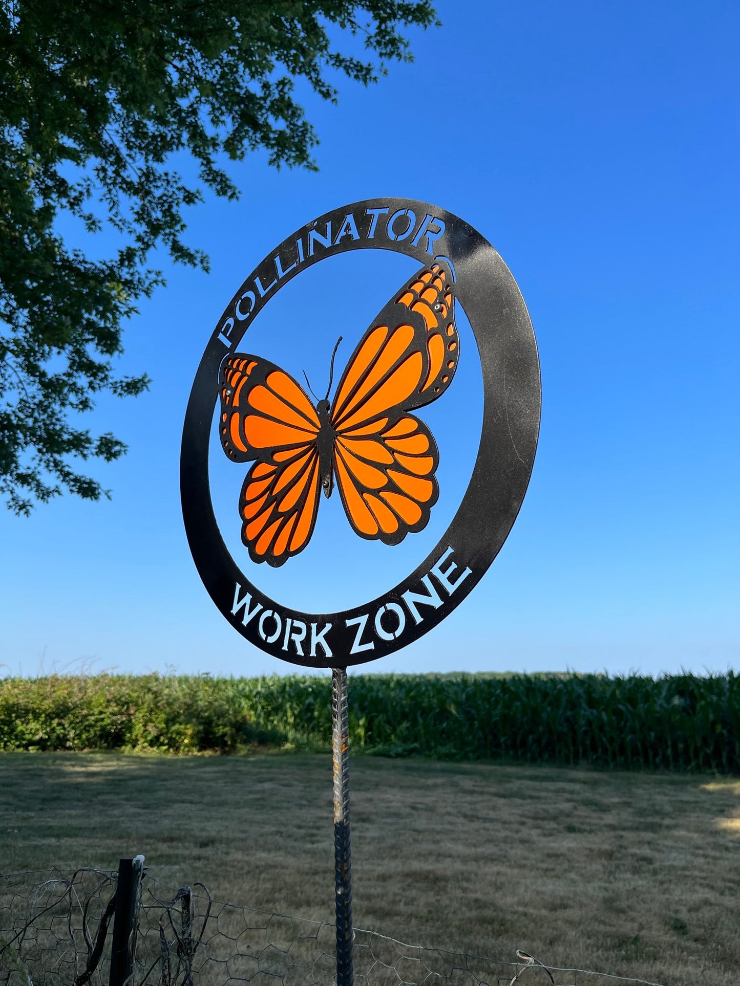 Monarch Pollinator Work Zone Sign – Northern Forge, LLC