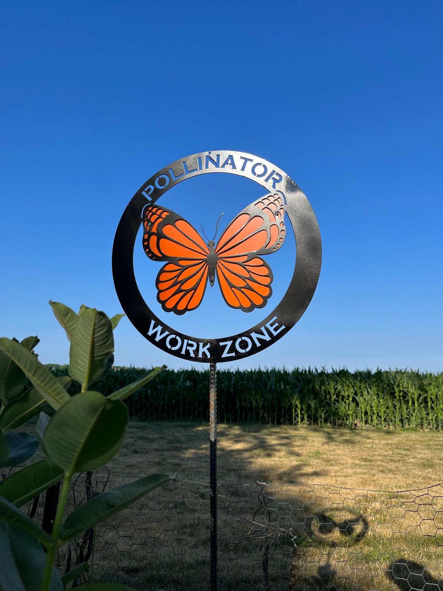 Monarch Pollinator Work Zone Sign – Northern Forge, LLC