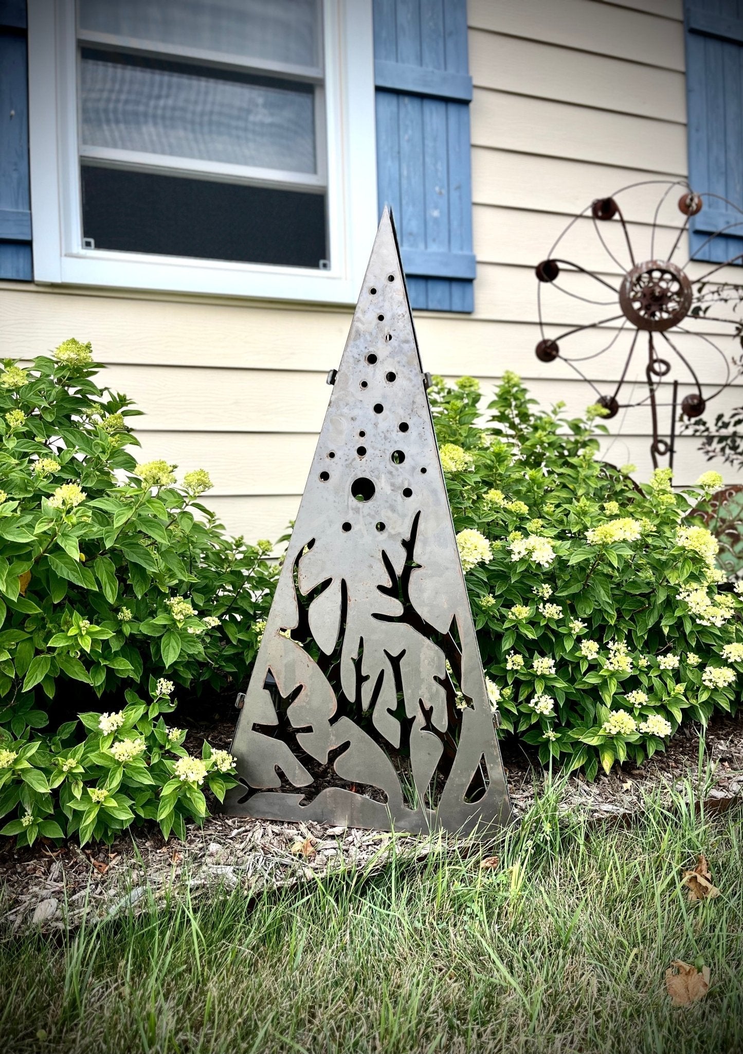 Pyramid Luminary with Solar Lights | Raw Finish | 44 in. – Northern ...