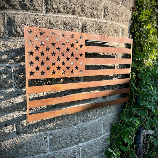 Rusty American Flag - distressed flag - flag - Northern Forge, LLC