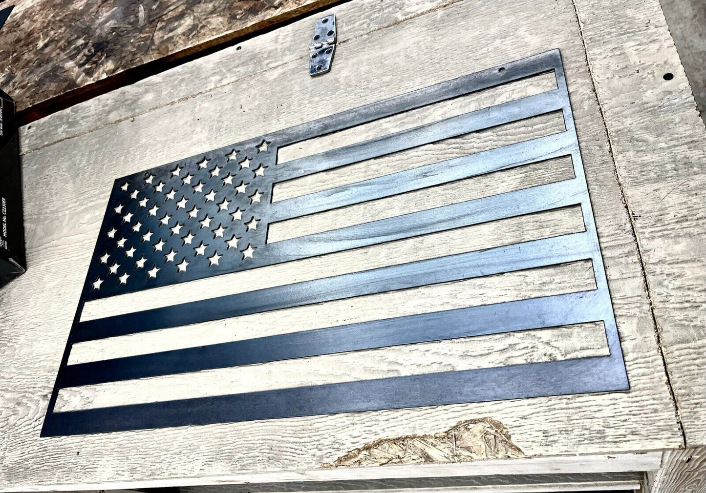 Steel American Flag - distressed flag - flag - Northern Forge, LLC