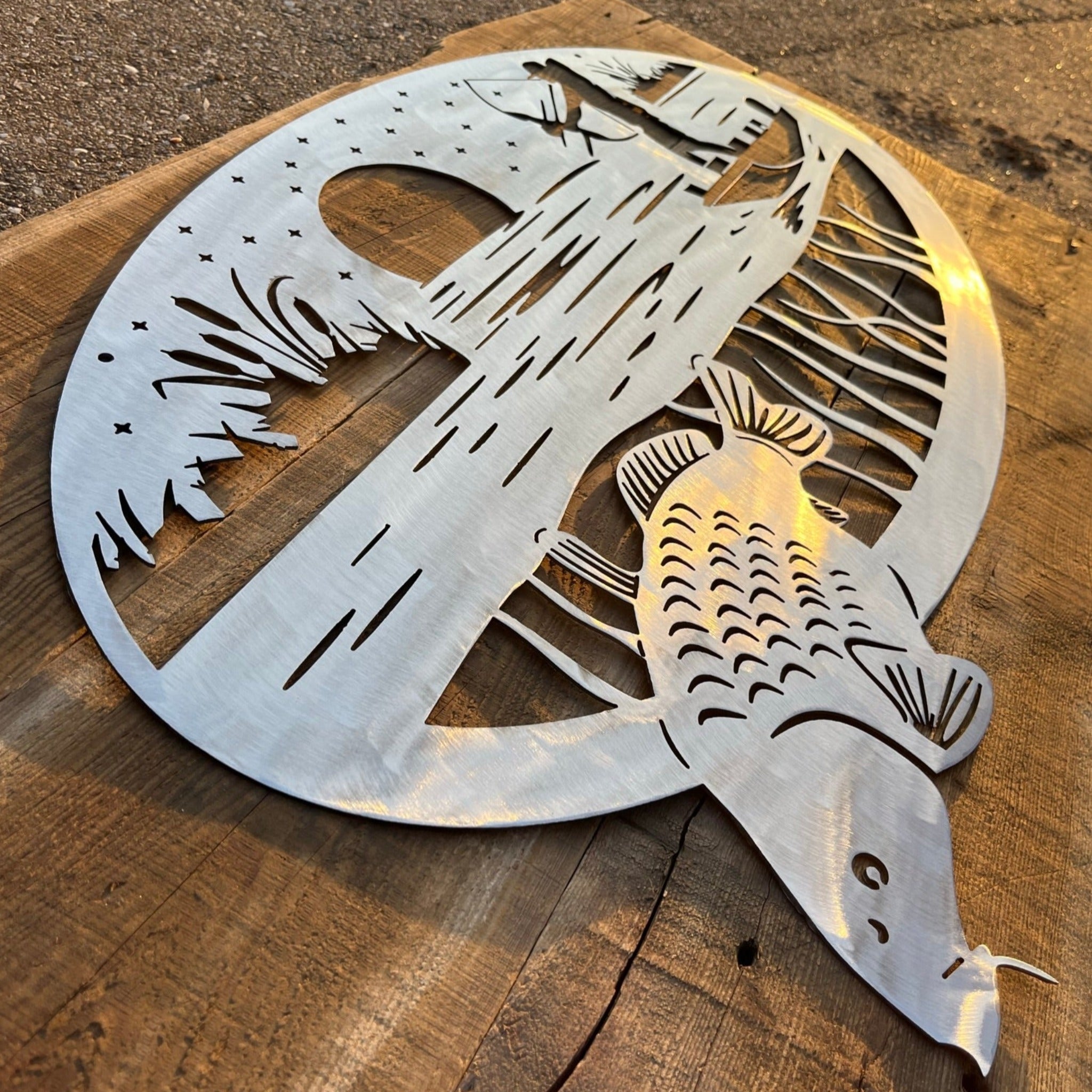 Steel Bowfishing Carp Wall Art – Northern Forge, LLC