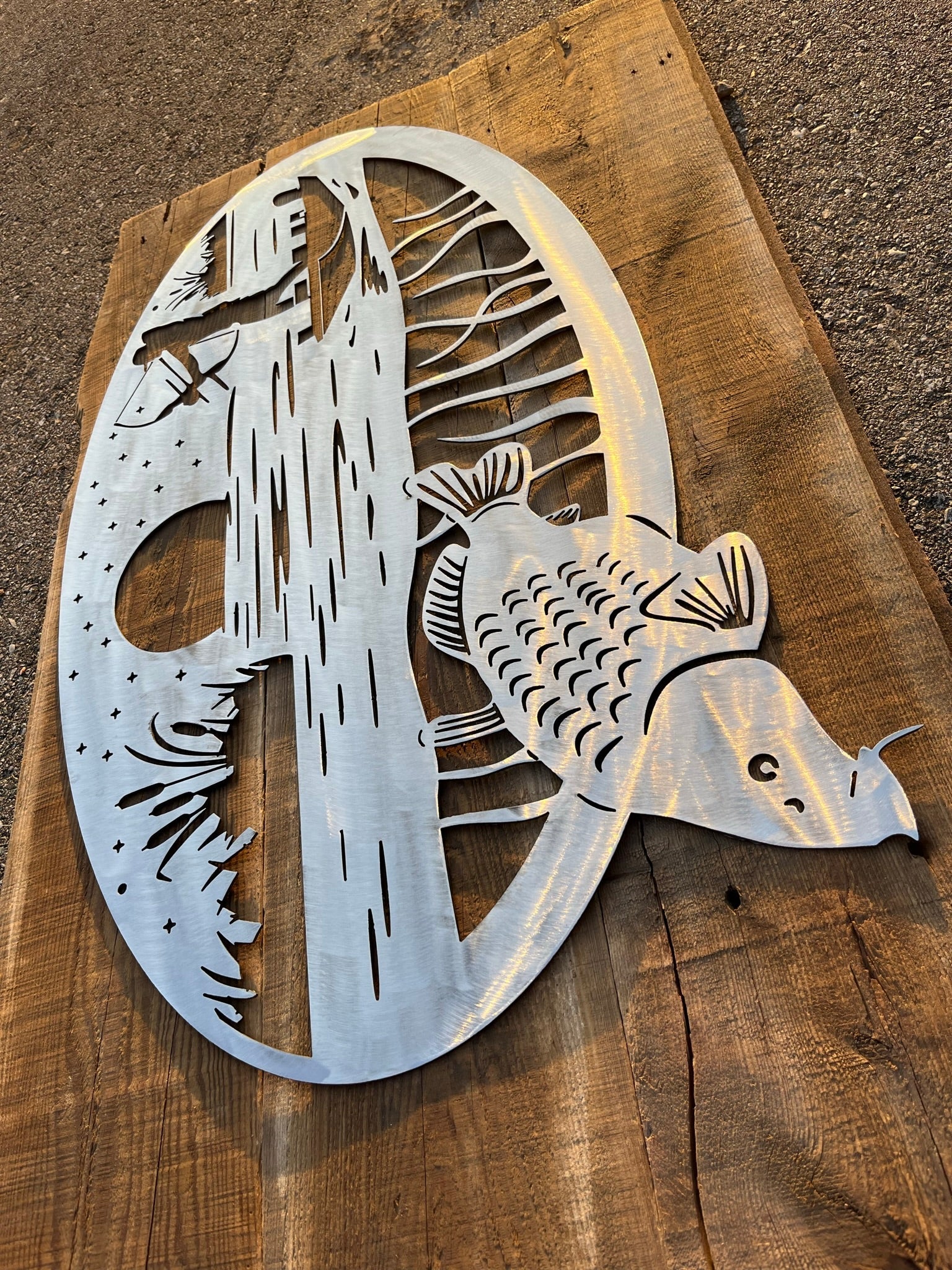 Steel Bowfishing Carp Wall Art – Northern Forge, LLC