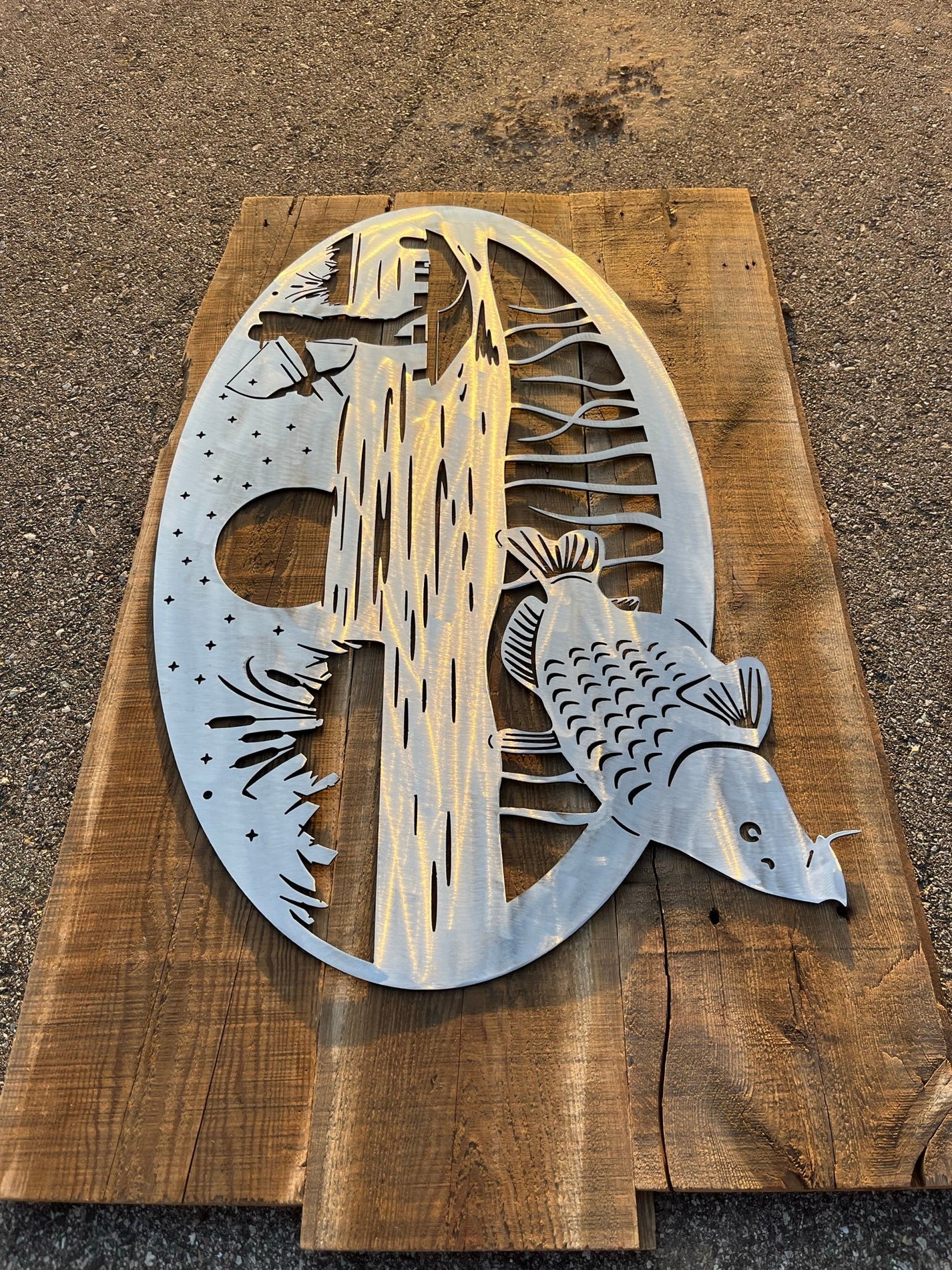 Steel Bowfishing Carp Wall Art – Northern Forge, LLC