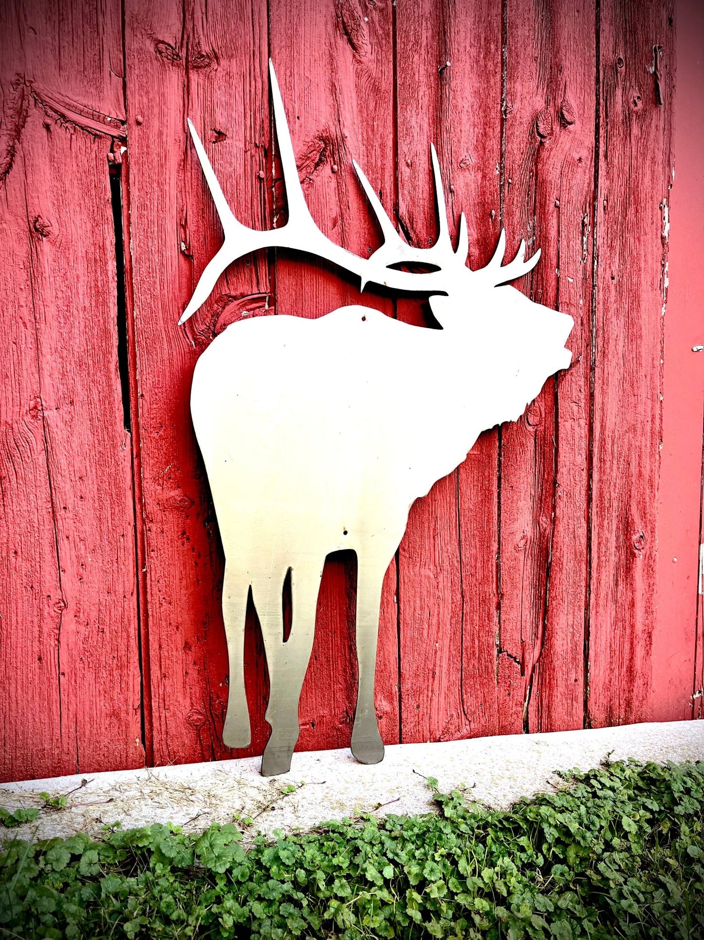 Steel Bugling Elk - big game - buck jumping fence - Northern Forge, LLC