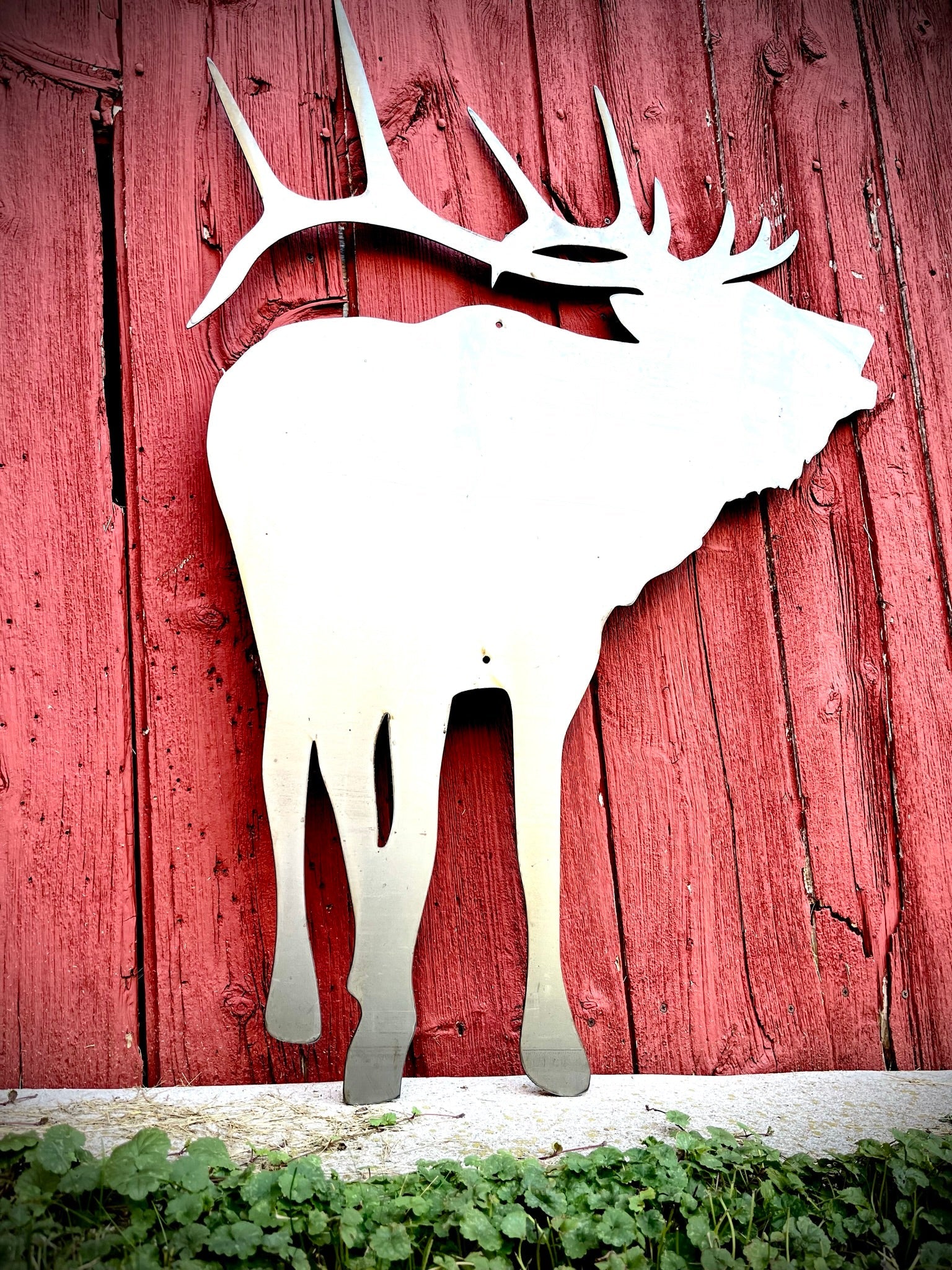 Steel Bugling Elk - big game - buck jumping fence - Northern Forge, LLC