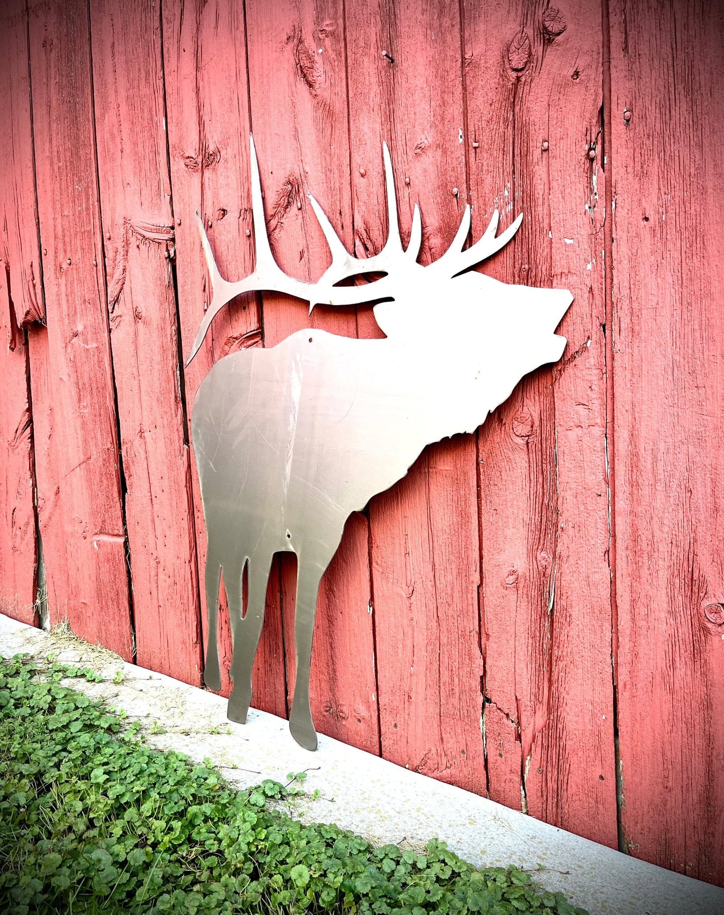 Steel Bugling Elk - big game - buck jumping fence - Northern Forge, LLC