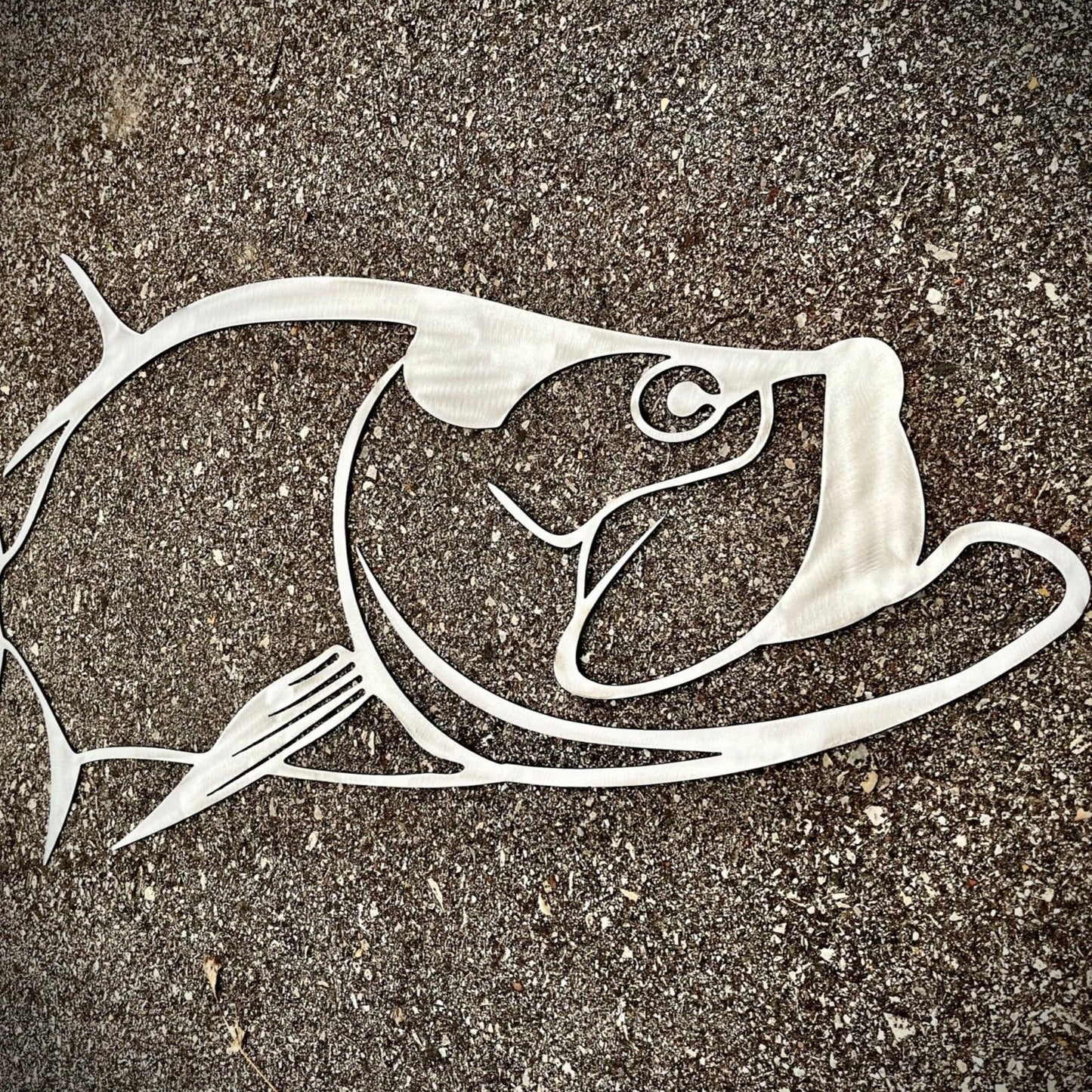 Steel Hollow Tarpon - cabin sign - fish - Northern Forge, LLC