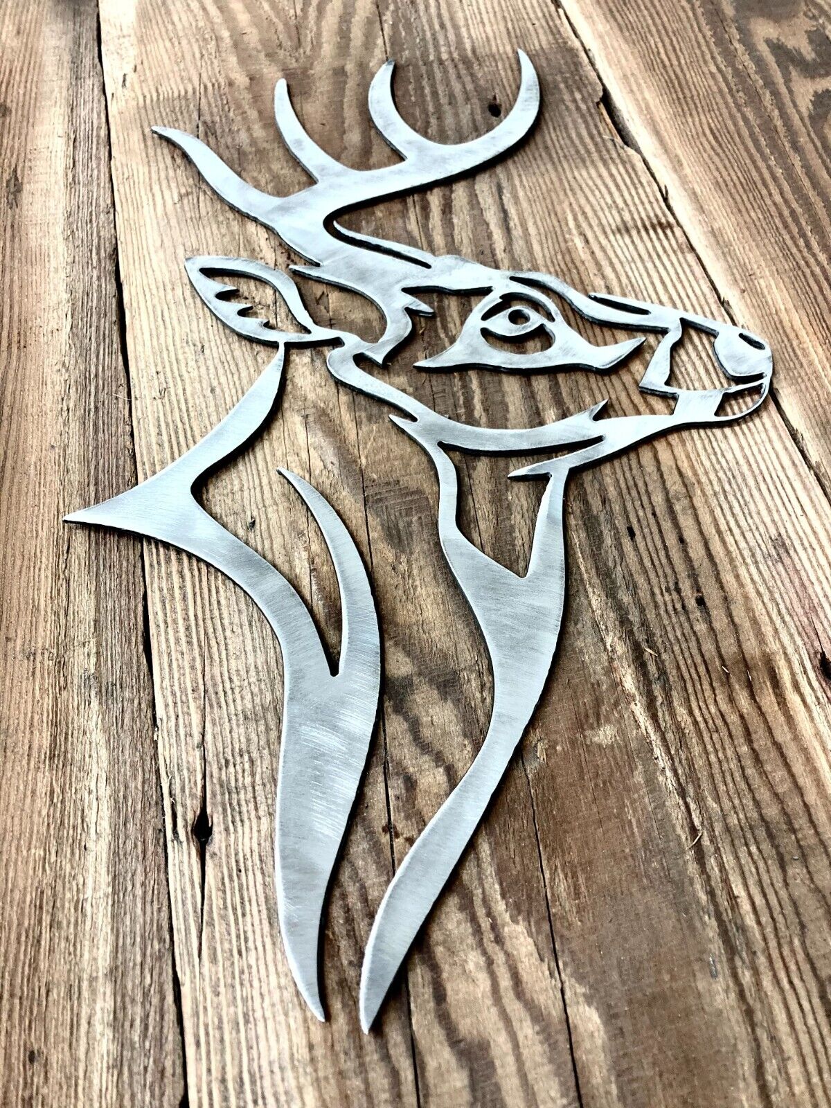 Steel Whitetail Buck Wall Art - big game - hunt - Northern Forge, LLC