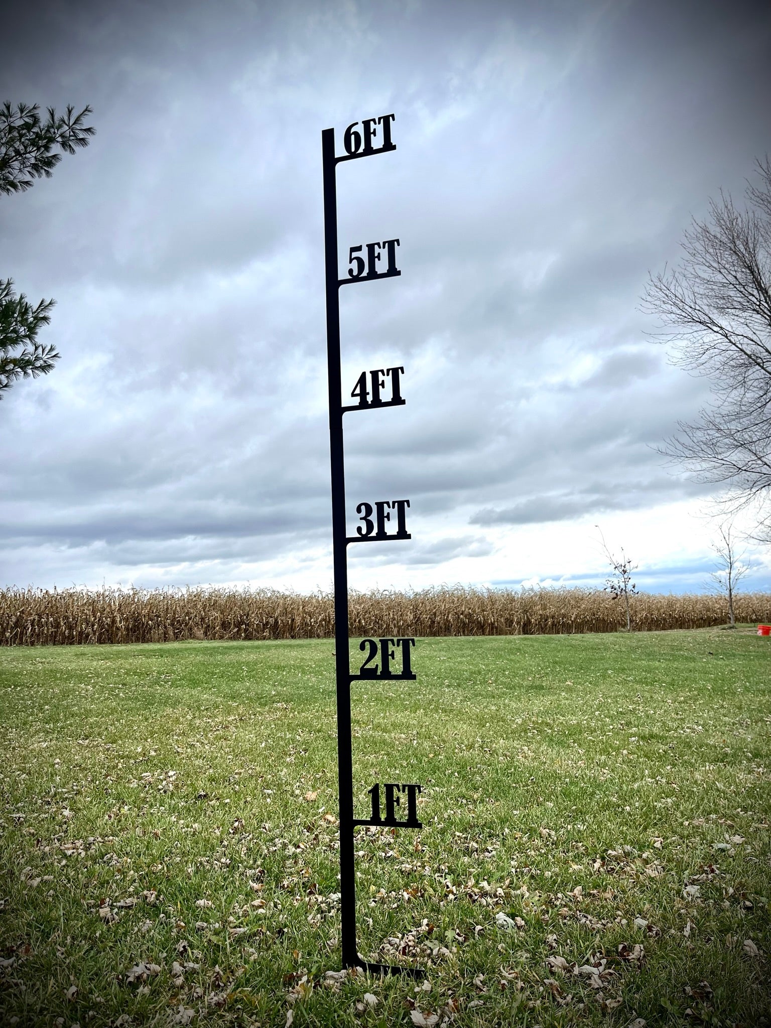 XL 6-Foot Steel Snow Gauge - 36-inch Snow Gauge - 4 foot snow gauge - Northern Forge, LLC